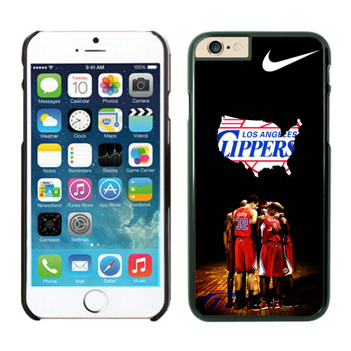 LA Clippers iPhone 6 Plus Cases Black04 - Click Image to Close