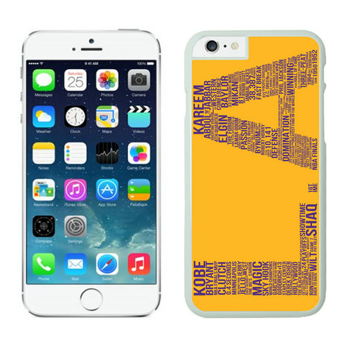 LA Lakers iPhone 6 Cases White03 - Click Image to Close
