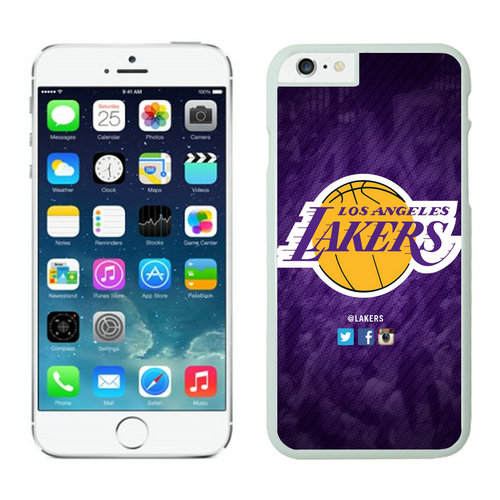 LA Lakers iPhone 6 Plus Cases White06