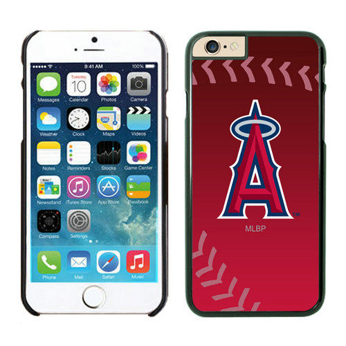 Los Angeles Angels of Anaheim iPhone 6 Plus Cases Black - Click Image to Close