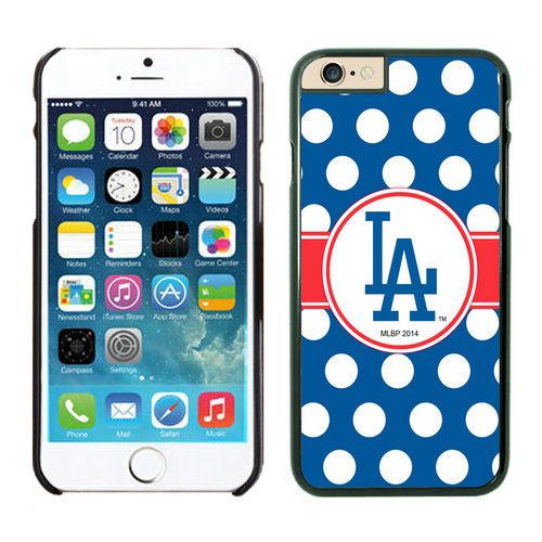 Los Angeles Dodgers iPhone 6 Plus Cases Black03 - Click Image to Close