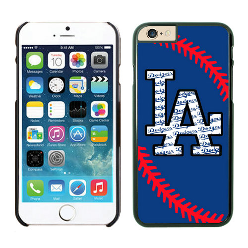Los Angeles Dodgers iPhone 6 Cases Black04 - Click Image to Close
