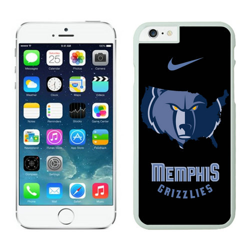 Memphis Grizzlies iPhone 6 Plus Cases White04 - Click Image to Close