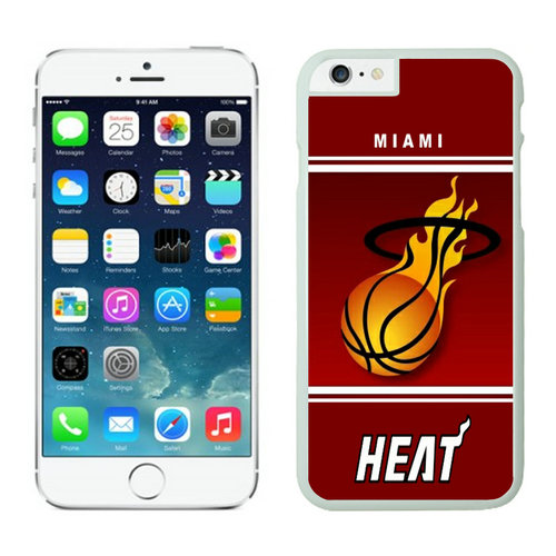 Miami Heat iPhone 6 Plus Cases White05 - Click Image to Close