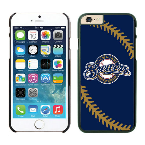 Milwaukee Brewers iPhone 6 Plus Cases Black05 - Click Image to Close