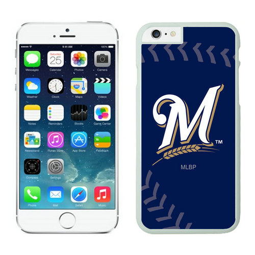 Milwaukee Brewers iPhone 6 Plus Cases White03