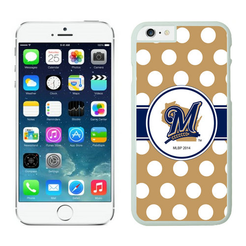 Milwaukee Brewers iPhone 6 Plus Cases White04