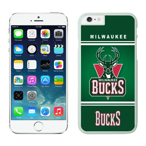 Milwaukee Bucks iPhone 6 Plus Cases White02 - Click Image to Close