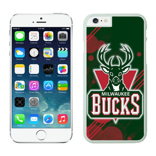 Milwaukee Bucks iPhone 6 Plus Cases White04 - Click Image to Close