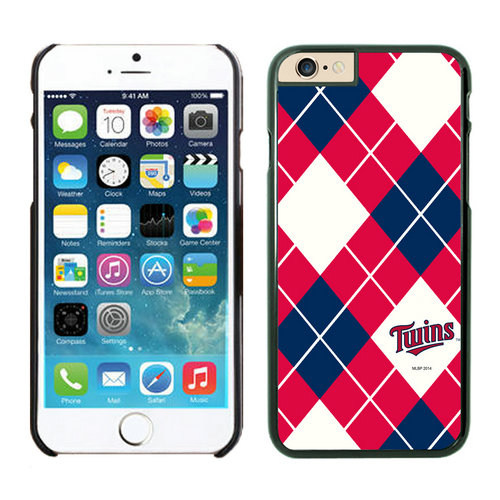 Minnesota Twins iPhone 6 Plus Cases Black - Click Image to Close