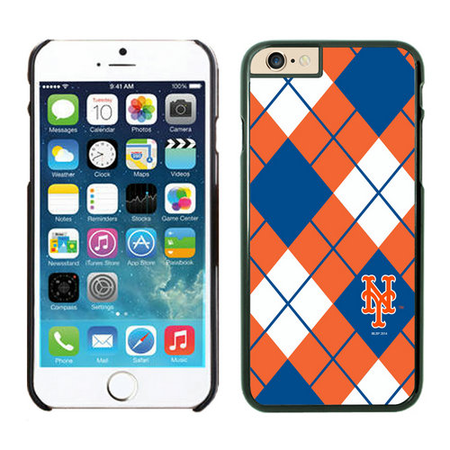 New York Mets iPhone 6 Plus Cases Black