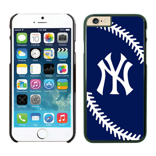 New York Yankees iPhone 6 Plus Cases Black