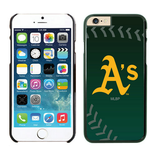 Oakland Athletics iPhone 6 Plus Cases Black