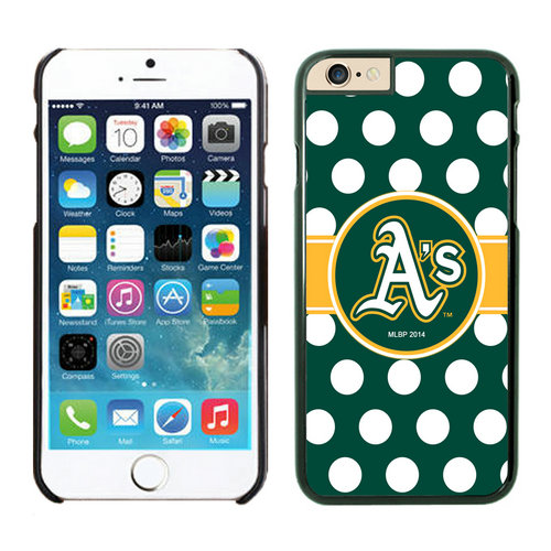 Oakland Athletics iPhone 6 Cases Black02