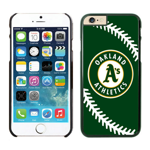 Oakland Athletics iPhone 6 Cases Black03