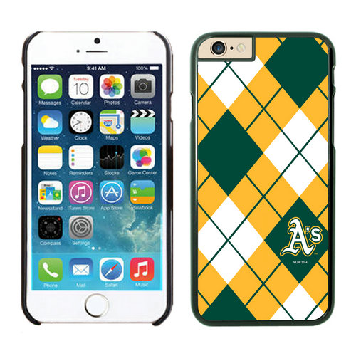 Oakland Athletics iPhone 6 Cases Black04
