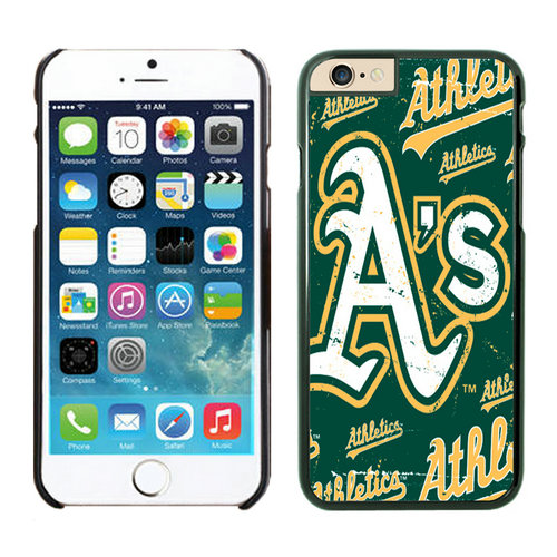 Oakland Athletics iPhone 6 Plus Cases Black05