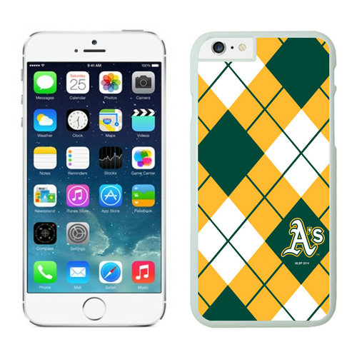 Oakland Athletics iPhone 6 Plus Cases White02