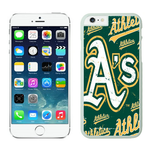 Oakland Athletics iPhone 6 Plus Cases White03