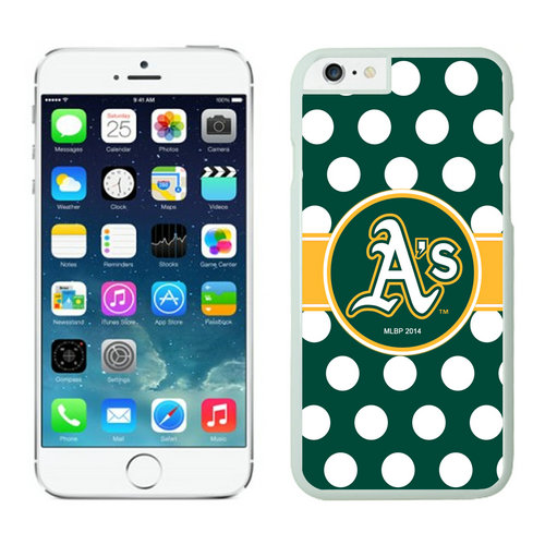 Oakland Athletics iPhone 6 Plus Cases White04