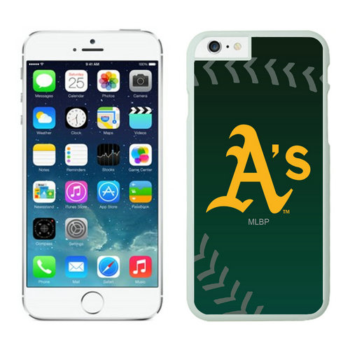 Oakland Athletics iPhone 6 Plus Cases White05