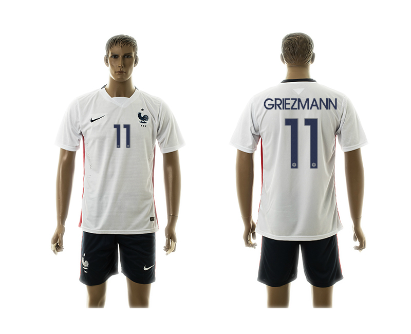 2015-16 France 11 Griezmann Away Jersey 2015-16 France 11 Griezmann Away Jersey