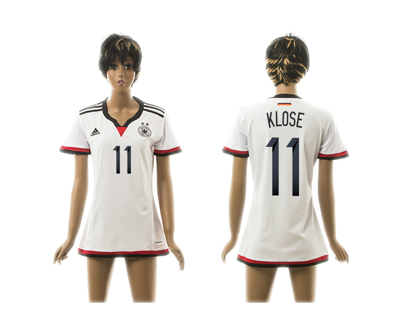 2015-16 Germany 11 Klose Home Women Jersey