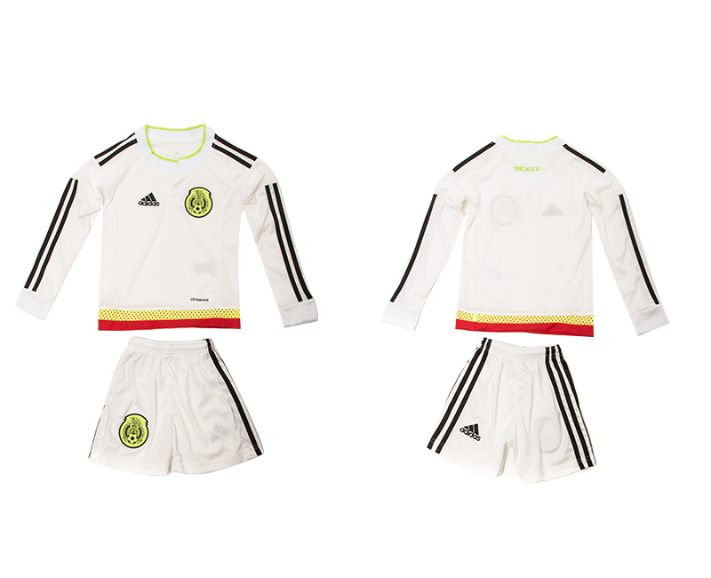 2015-16 Mexico Away Youth Long Sleeve Jersey