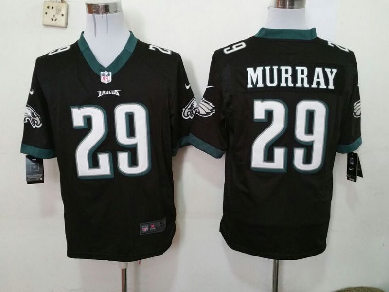 Nike Eagles 29 DeMarco Murray Black Game Jersey - Click Image to Close