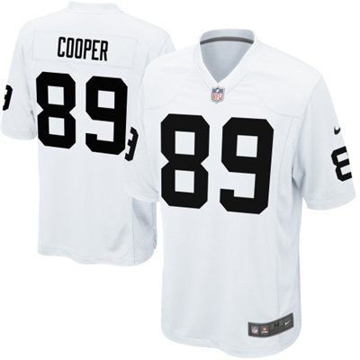 Nike Raiders 89 Amari Cooper White Elite Jersey