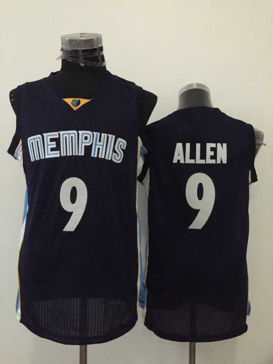 Grizzlies 9 Tony Allen Navy Blue New Revolution 30 Jersey - Click Image to Close