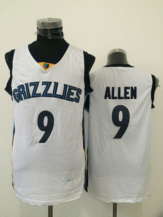 Grizzlies 9 Tony Allen White New Revolution 30 Jersey - Click Image to Close