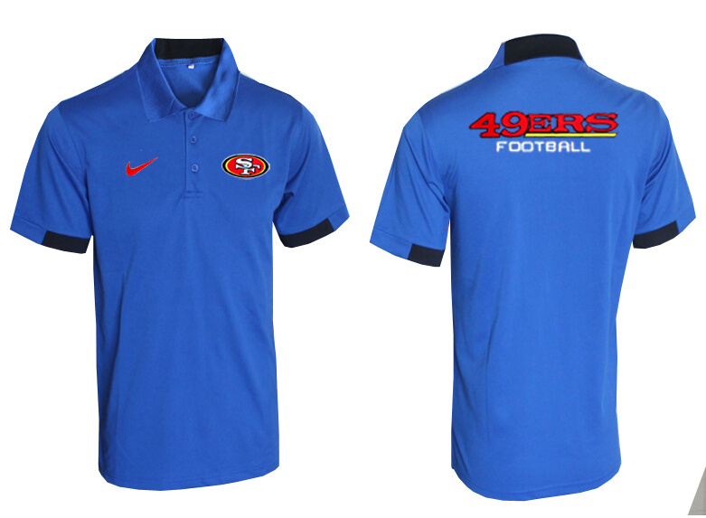 Nike 49ers Blue Polo Shirt Nike 49ers Blue Polo Shirt