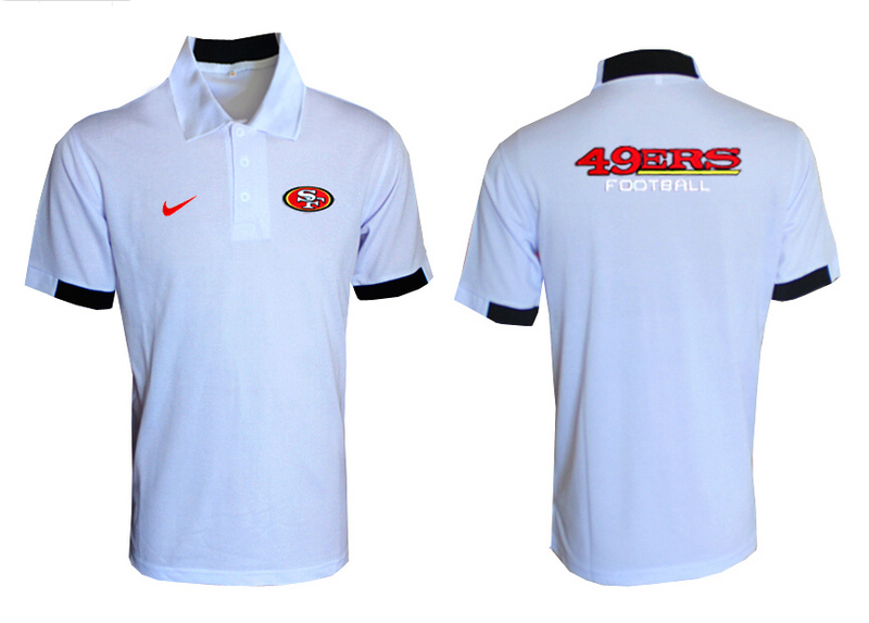 Nike 49ers White Polo Shirt Nike 49ers White Polo Shirt