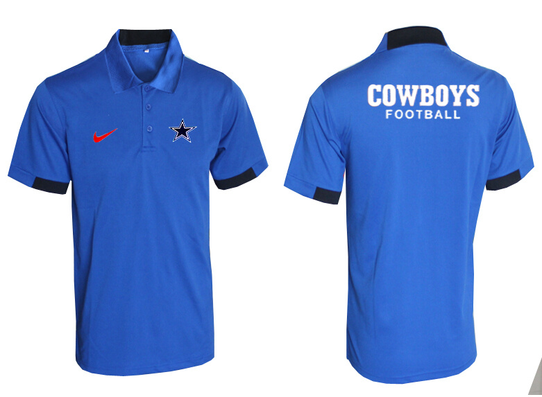 Nike Cowboys Blue Polo Shirt
