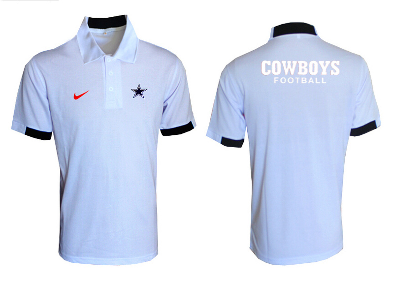 Nike Cowboys White Polo Shirt Nike Cowboys White Polo Shirt