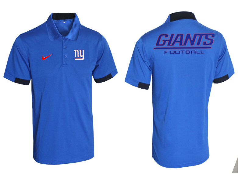 Nike Giants Blue Polo Shirt