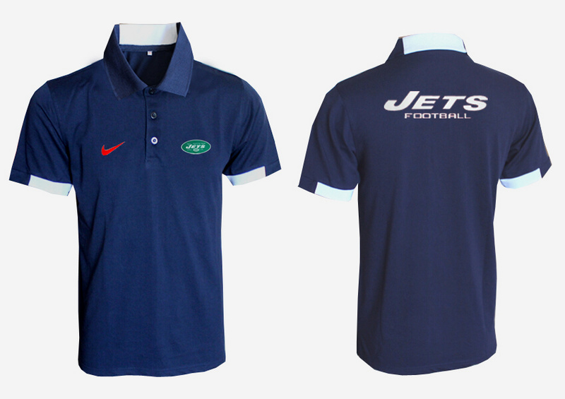 Nike Jets D.Blue Polo Shirt