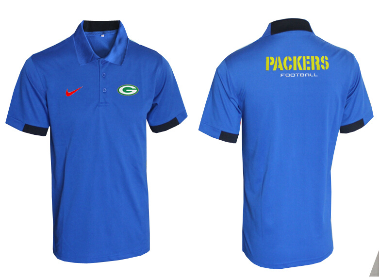Nike Packers Blue Polo Shirt