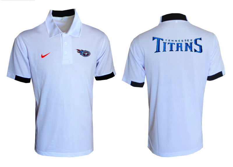 Nike Titans White Polo Shirt