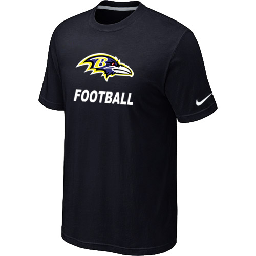 Men's Baltimore Ravens Nike Facility T Shirt Black