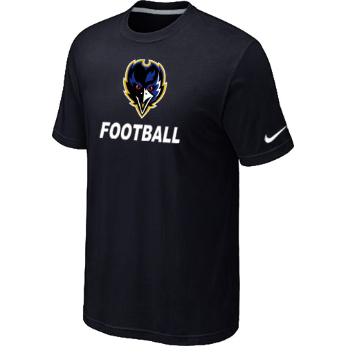 Men's Baltimore Ravens Nike Facility T Shirt Black2