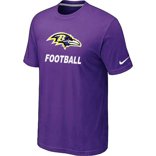 Men's Baltimore Ravens Nike Facility T Shirt Purple