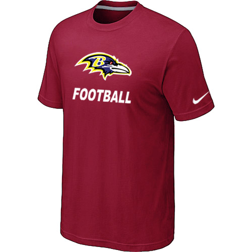 Men's Baltimore Ravens Nike Facility T Shirt Red