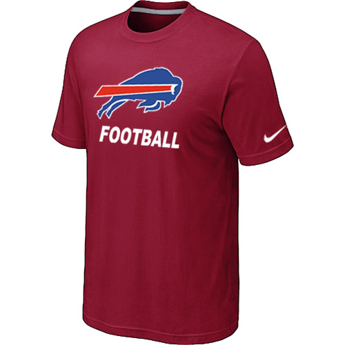 Men's Buffalo Bills Nike Cardinal Facility T Shirt Red