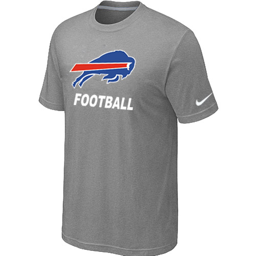 Men's Buffalo Bills Nike Facility T Shirt Grey