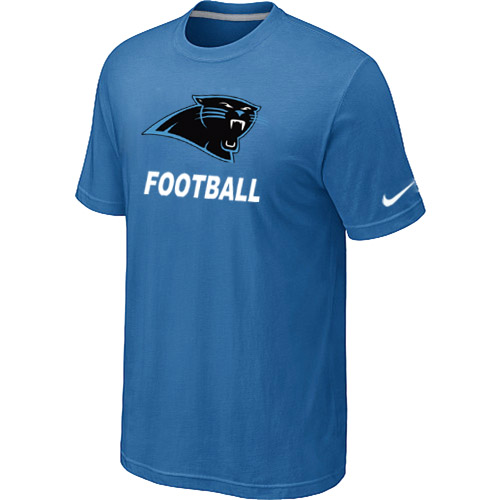 Men's Carolina Panthers Nike Facility T Shirt Blue