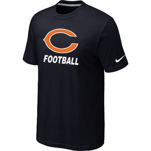 Men's Chicago Bears Nike Facility T Shirt Black