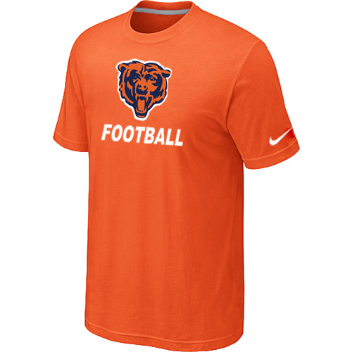 Men's Chicago Bears Nike Facility T Shirt Orange