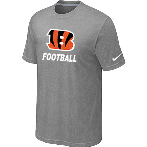 Men's Cincinnati Bengals Nike Facility T Shirt Grey